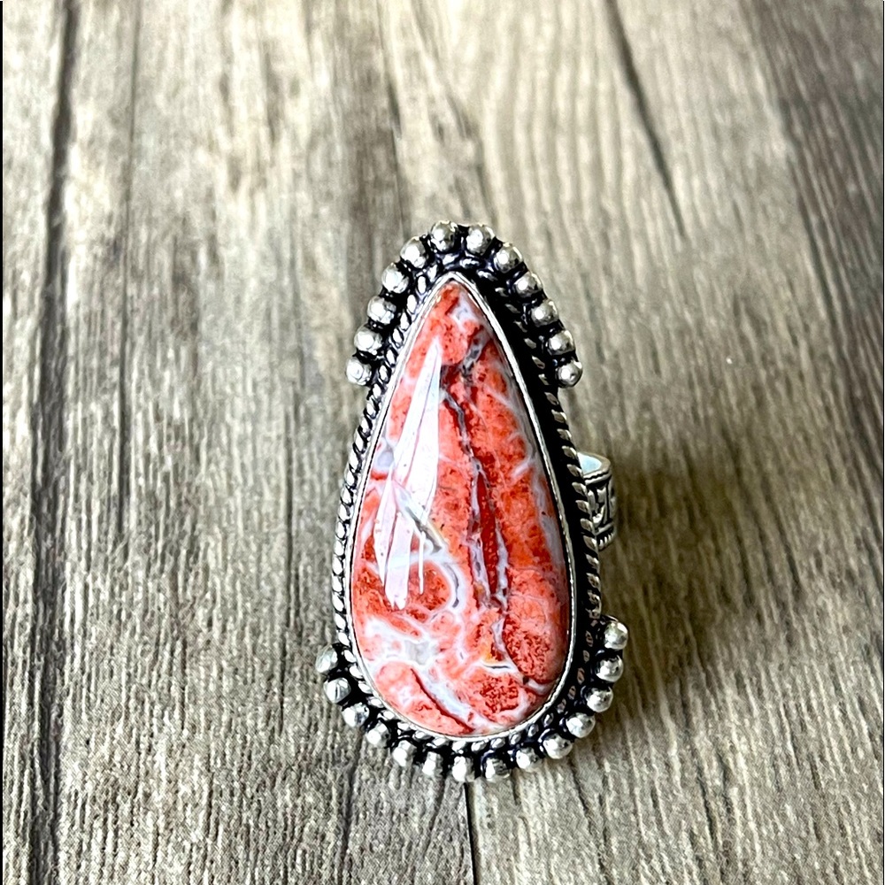 Sunstone 925 Silver Heritage Ring - image 4